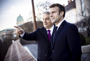 Orbán Viktor és Emmanuel Macron
