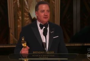 Oscar-díj 2023 Brendan Fraser